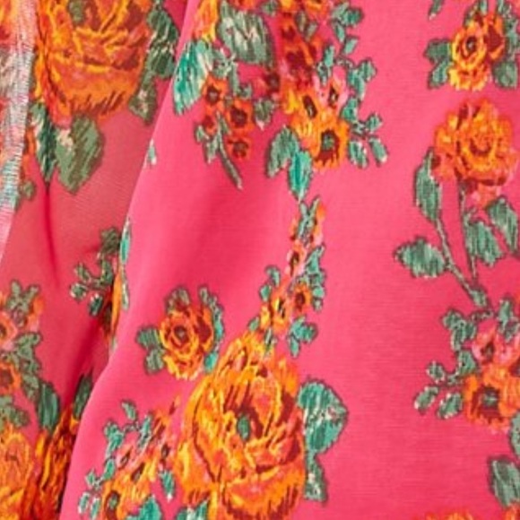 🎁NWT Floral Print MIDI dress - Picture 3 of 4